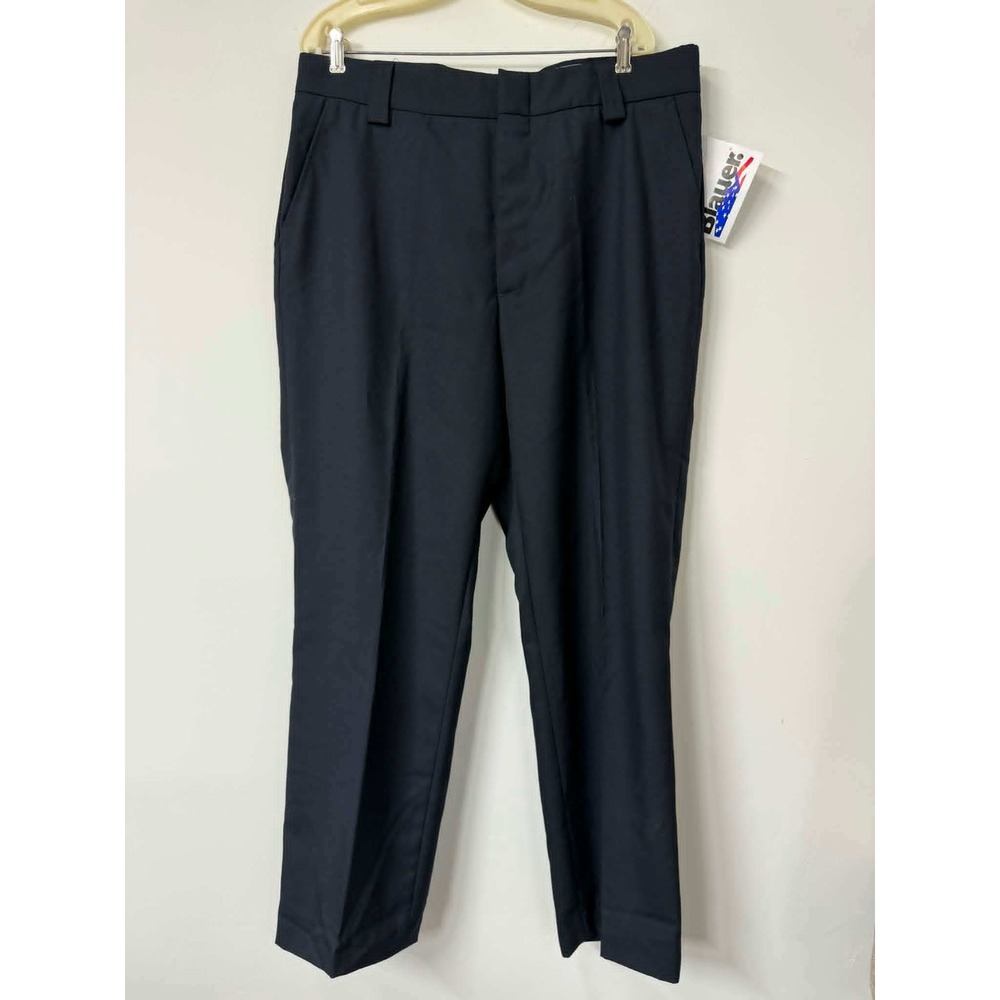 Blauer 8560 Mens Size 38 Reg Dark Navy Wool Blend 4-Pocket Trouser